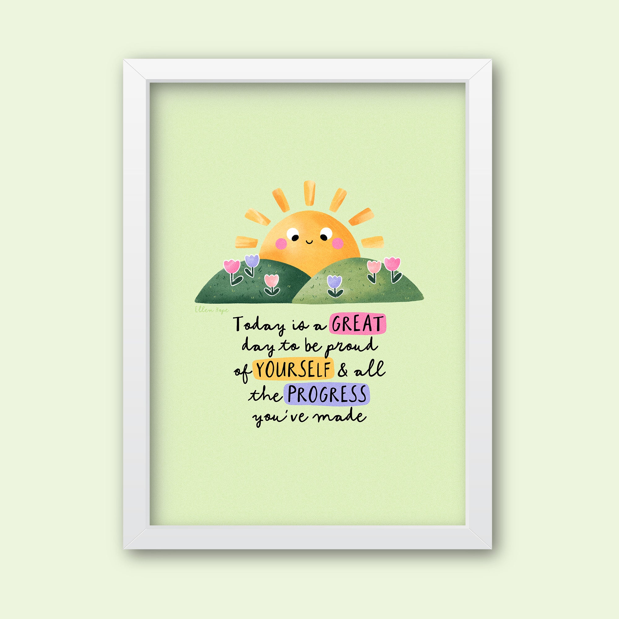Be Proud of your Progress – Ellen Hope